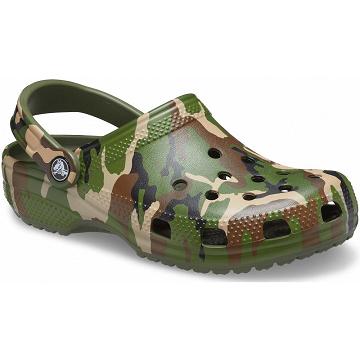 Crocs Klassiska Printed Camo Clogs Herr Gröna | Sverige 0759TCEV